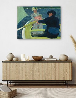 Foto 5 | Foto 5 | Cuadro Decorativo - La Fiesta Del Canotaje- Mary Cassatt - Religión - 28x36 - Impresión En Lienzo - Fine Art Tj