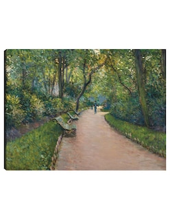 Foto 1 | Foto 1 | Cuadro Decorativo - El Parque Monceau (1877)- Gustave Caillebotte - Religión - 28x36 - Impresión En Lienzo - Fine Art Tj
