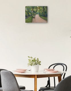 Foto 2 | Foto 2 | Cuadro Decorativo - El Parque Monceau (1877)- Gustave Caillebotte - Religión - 28x36 - Impresión En Lienzo - Fine Art Tj