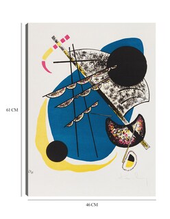Foto 6 | Foto 6 | Cuadro Decorativo - Pequeños Mundos Ii (1922)- Wassily Kandinsky - Abstracto - 46x61 - Impresión En Lienzo - Fine Art Tj