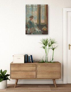 Foto 3 | Foto 3 | Cuadro Decorativo - La Ventana De Nueva York- Childe Hassam - Fotografía - 28x36 - Impresión En Lienzo - Fine Art Tj