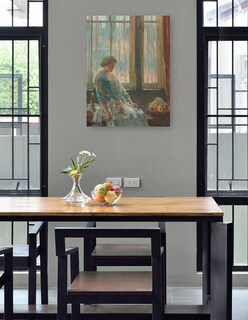 Foto 4 | Foto 4 | Cuadro Decorativo - La Ventana De Nueva York- Childe Hassam - Fotografía - 28x36 - Impresión En Lienzo - Fine Art Tj