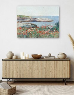 Foto 5 | Foto 5 | Cuadro Decorativo - Amapolas Islas De Shoals- Childe Hassam - Religión - 69x92 - Impresión En Lienzo - Fine Art Tj