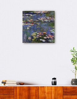 Foto 5 | Foto 5 | Cuadro Decorativo - Lirios De Agua 1916- Claude Monet - Paisaje - 72x72 - Impresión En Lienzo - Fine Art Tj
