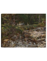 Cuadro Decorativo - El Maestro Y Sus Alumnos- John Singer Sargent - Paisaje - 69x92 - Impresión En Lienzo - Fine Art Tj