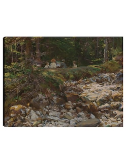 Foto 1 | Foto 1 | Cuadro Decorativo - El Maestro Y Sus Alumnos- John Singer Sargent - Paisaje - 69x92 - Impresión En Lienzo - Fine Art Tj
