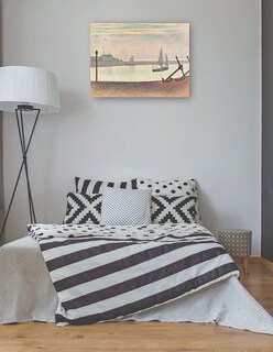Foto 3 | Foto 3 | Cuadro Decorativo - El Canal De Gravelines, Por La Tarde- Georges Seurat - Costa - 28x36 - Impresión En Lienzo - Fine Art Tj