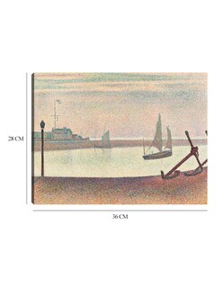 Foto 6 | Foto 6 | Cuadro Decorativo - El Canal De Gravelines, Por La Tarde- Georges Seurat - Costa - 28x36 - Impresión En Lienzo - Fine Art Tj