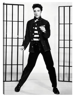 Foto 1 | Foto 1 | Cuadro Decorativo - Elvis Presley En Jailhouse Rock- Unknown - Fotografía - 69x92 - Impresión En Lienzo - Fine Art Tj