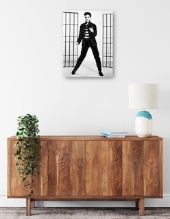 Foto 2 | Foto 2 | Cuadro Decorativo - Elvis Presley En Jailhouse Rock- Unknown - Fotografía - 69x92 - Impresión En Lienzo - Fine Art Tj
