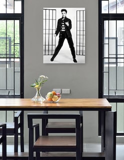 Foto 4 | Foto 4 | Cuadro Decorativo - Elvis Presley En Jailhouse Rock- Unknown - Fotografía - 69x92 - Impresión En Lienzo - Fine Art Tj