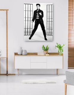 Foto 5 | Foto 5 | Cuadro Decorativo - Elvis Presley En Jailhouse Rock- Unknown - Fotografía - 69x92 - Impresión En Lienzo - Fine Art Tj