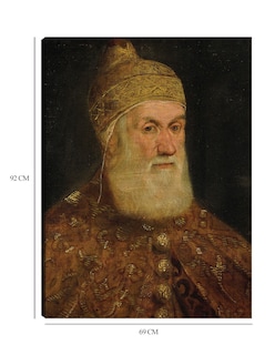 Foto 6 | Foto 6 | Cuadro Decorativo - Retrato Del Dux Girolamo Priuli- Jacopo Tintoretto - Fotografía - 69x92 - Impresión En Lienzo - Fine Art Tj