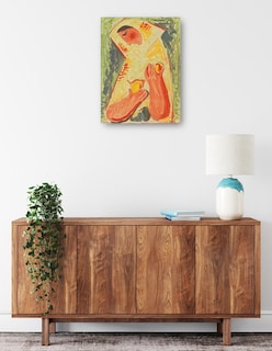 Foto 2 | Foto 2 | Cuadro Decorativo - Mujer Con Frutas (1937-1938)- Mikuláš Galanda - Abstracto - 28x36 - Impresión En Lienzo - Fine Art Tj