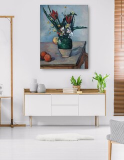Foto 5 | Foto 5 | Cuadro Decorativo - El Jarrón De Tulipanes (c. 1890)- Paul Cézanne - Floral - 28x36 - Impresión En Lienzo - Fine Art Tj