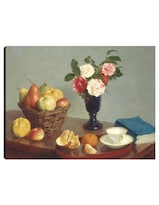 Cuadro Decorativo - Naturaleza Muerta 1866- Henri Fantin-latour - Religión - 46x61 - Impresión En Lienzo - Fine Art Tj