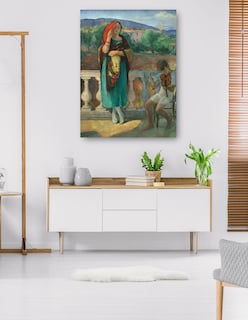 Foto 5 | Foto 5 | Cuadro Decorativo - En El Balcón (1920)- Henri Lebasque - Fotografía - 69x92 - Impresión En Lienzo - Fine Art Tj
