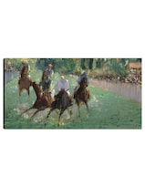 Cuadro Decorativo - En Las Carreras (c. 1875)- Edouard Manet - Fotografía - 54x102 - Impresión En Lienzo - Fine Art Tj