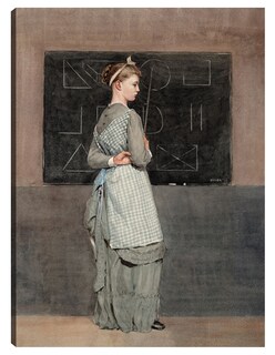 Foto 1 | Foto 1 | Cuadro Decorativo - Pizarra (1877)- Winslow Homer - Fotografía - 28x36 - Impresión En Lienzo - Fine Art Tj