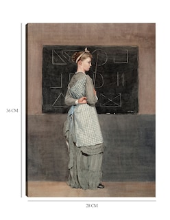 Foto 6 | Foto 6 | Cuadro Decorativo - Pizarra (1877)- Winslow Homer - Fotografía - 28x36 - Impresión En Lienzo - Fine Art Tj