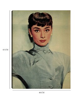 Foto 6 | Foto 6 | Cuadro Decorativo - Audrey Hepburn, 1953- Unknown - Fotografía - 46x61 - Impresión En Lienzo - Fine Art Tj