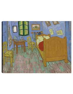Foto 1 | Foto 1 | Cuadro Decorativo - El Dormitorio (1889)- Vincent Van Gogh - Abstracto - 107x143 - Impresión En Lienzo - Fine Art Tj