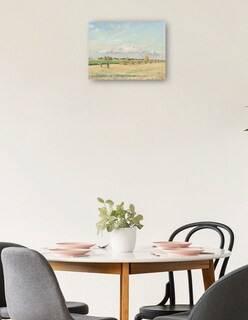 Foto 2 | Foto 2 | Cuadro Decorativo - Paisaje, Isla De Francia- Camille Pissarro - Religión - 69x92 - Impresión En Lienzo - Fine Art Tj