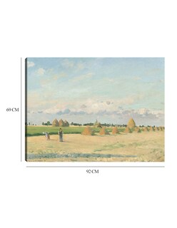 Foto 6 | Foto 6 | Cuadro Decorativo - Paisaje, Isla De Francia- Camille Pissarro - Religión - 69x92 - Impresión En Lienzo - Fine Art Tj