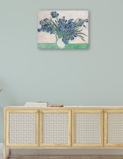 Foto 4 | Foto 4 | Cuadro Decorativo - Iris 1890- Vincent Van Gogh - Religión - 46x61 - Impresión En Lienzo - Fine Art Tj