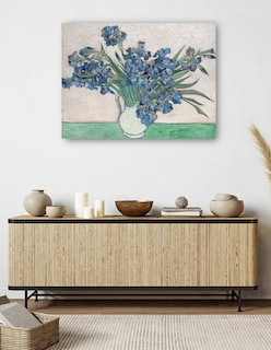 Foto 5 | Foto 5 | Cuadro Decorativo - Iris 1890- Vincent Van Gogh - Religión - 46x61 - Impresión En Lienzo - Fine Art Tj