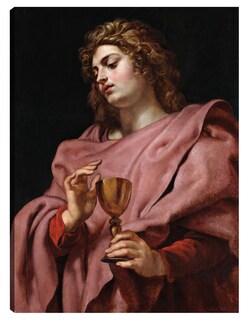 Foto 1 | Foto 1 | Cuadro Decorativo - San Juan Evangelista (1610-12)- Peter Paul Rubens - Religión - 28x36 - Impresión En Lienzo - Fine Art Tj