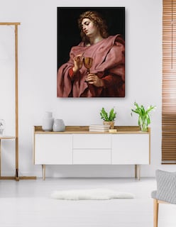 Foto 5 | Foto 5 | Cuadro Decorativo - San Juan Evangelista (1610-12)- Peter Paul Rubens - Religión - 28x36 - Impresión En Lienzo - Fine Art Tj