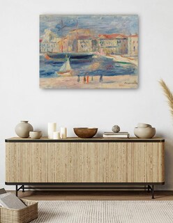 Foto 5 | Foto 5 | Cuadro Decorativo - El Puerto De Saint-tropez- Pierre-auguste Renoir - Religión - 28x36 - Impresión En Lienzo - Fine Art Tj