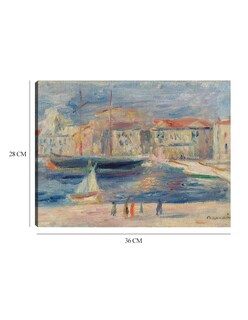 Foto 6 | Foto 6 | Cuadro Decorativo - El Puerto De Saint-tropez- Pierre-auguste Renoir - Religión - 28x36 - Impresión En Lienzo - Fine Art Tj