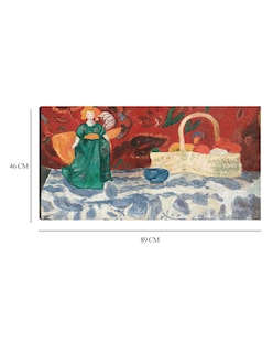 Foto 6 | Foto 6 | Cuadro Decorativo - Naturaleza Morte À La Poupée- Henri Lebasque - Abstracto - 46x89 - Impresión En Lienzo - Fine Art Tj