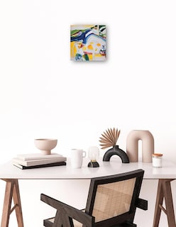 Foto 2 | Foto 2 | Cuadro Decorativo - La Vaca (1910)- Wassily Kandinsky - Abstracto - 72x72 - Impresión En Lienzo - Fine Art Tj