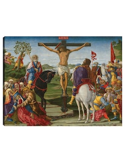 Foto 1 | Foto 1 | Cuadro Decorativo - La Crucifixión- Benvenuto Di Giovanni - Religión - 28x36 - Impresión En Lienzo - Fine Art Tj