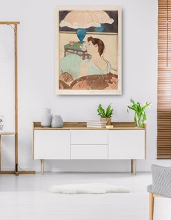 Foto 5 | Foto 5 | Cuadro Decorativo - La Lámpara (1890-1891)- Mary Cassatt - Fotografía - 46x61 - Impresión En Lienzo - Fine Art Tj