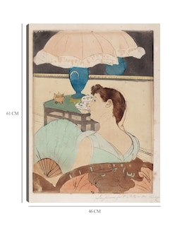 Foto 6 | Foto 6 | Cuadro Decorativo - La Lámpara (1890-1891)- Mary Cassatt - Fotografía - 46x61 - Impresión En Lienzo - Fine Art Tj
