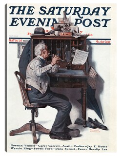 Foto 1 | Foto 1 | Cuadro Decorativo - Canción De Primavera- Norman Rockwell - Fotografía - 69x92 - Impresión En Lienzo - Fine Art Tj