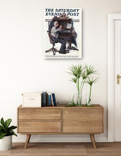 Foto 3 | Foto 3 | Cuadro Decorativo - Canción De Primavera- Norman Rockwell - Fotografía - 69x92 - Impresión En Lienzo - Fine Art Tj