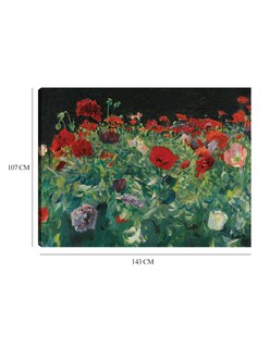 Foto 6 | Foto 6 | Cuadro Decorativo - Amapolas (1886)- John Singer Sargent - Floral - 107x143 - Impresión En Lienzo - Fine Art Tj