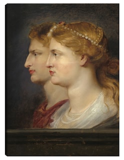 Foto 1 | Foto 1 | Cuadro Decorativo - Agripina Y Germánico (c. 1614)- Peter Paul Rubens - Fotografía - 28x36 - Impresión En Lienzo - Fine Art Tj
