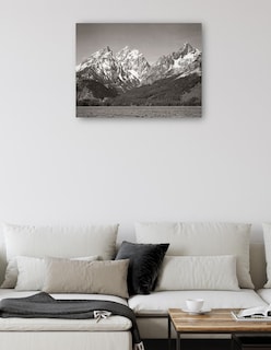 Foto 5 | Foto 5 | Cuadro Decorativo - Parque Nacional Teton, Wyoming- Ansel Adams - Religión - 28x36 - Impresión En Lienzo - Fine Art Tj