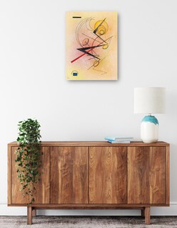 Foto 2 | Foto 2 | Cuadro Decorativo - Pequeños Cálidos (1928)- Wassily Kandinsky - Abstracto - 69x92 - Impresión En Lienzo - Fine Art Tj