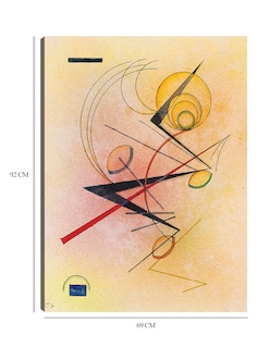 Foto 6 | Foto 6 | Cuadro Decorativo - Pequeños Cálidos (1928)- Wassily Kandinsky - Abstracto - 69x92 - Impresión En Lienzo - Fine Art Tj