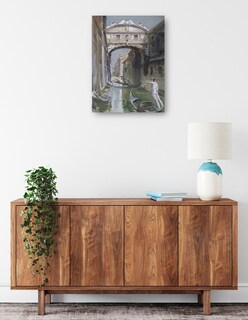 Foto 2 | Foto 2 | Cuadro Decorativo - Puente De Los Suspiros- John Singer Sargent - Ciudades - 28x36 - Impresión En Lienzo - Fine Art Tj