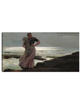 Cuadro Decorativo - Una Luz En El Mar (1897)- Winslow Homer - Fotografía - 46x89 - Impresión En Lienzo - Fine Art Tj