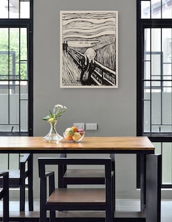 Foto 4 | Foto 4 | Cuadro Decorativo - El Grito (1895) Ii- Edvard Munch - Abstracto - 46x61 - Impresión En Lienzo - Fine Art Tj