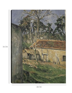 Foto 6 | Foto 6 | Cuadro Decorativo - Patio- Paul Cézanne - Paisaje - 28x36 - Impresión En Lienzo - Fine Art Tj